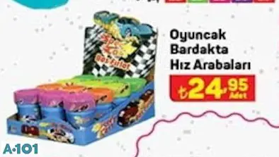 OYUNCAK BARDAKTA HIZ ARABALARI OYUNCAK BARDAKTA HIZ ARABALARI
